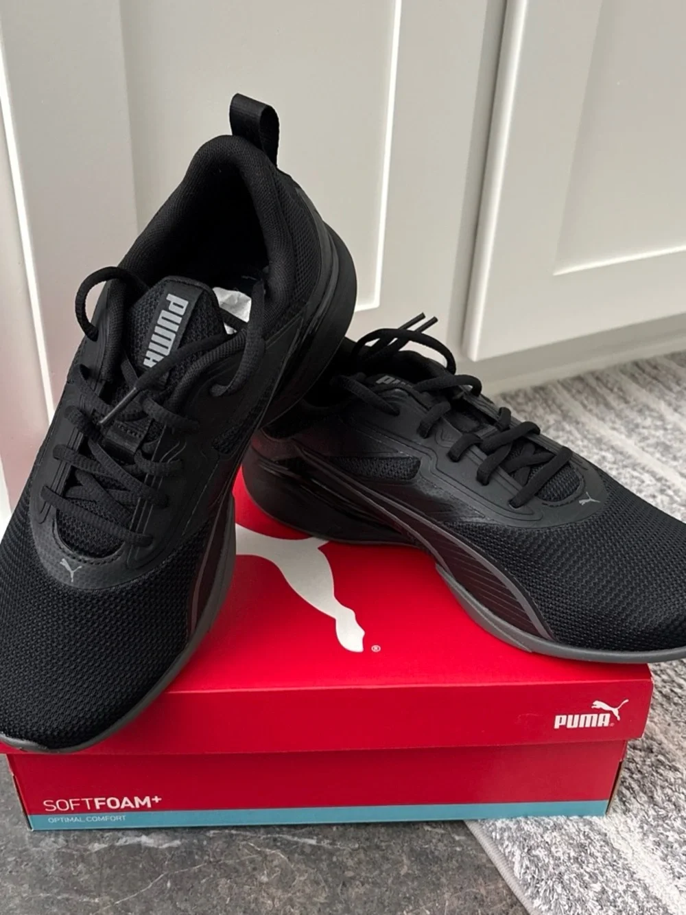 Puma Black Men's Athletic Running Sneakers